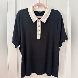 J. Crew Rib Polo Tee